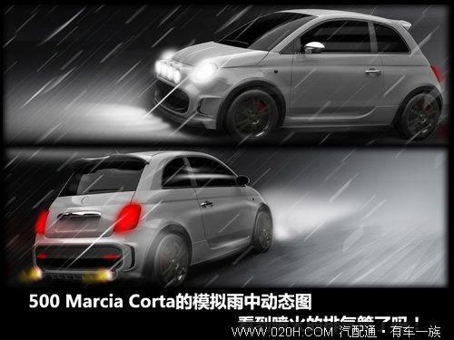 菲亚特500-Marcia Corta改装 拉力赛车范儿