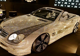 东京车展改装奔驰SL全车覆盖水晶