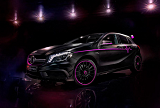 魅惑黑粉 改装奔驰A45 AMG Erika