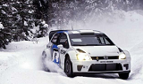 大众Polo改装WRC赛车 雪地测试谍照