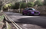 奥迪RS6改装外观涂紫色搭配ADV.1轮圈