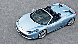 法拉利458敞篷改装外观 梦幻蓝光超跑