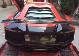 兰博基尼Aventador改装碳纤维大尾翼