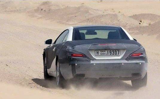 2012款奔驰SL级最新谍照 将采用全铝车身