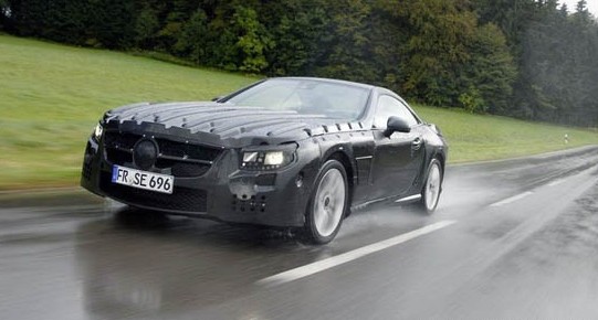 2012款奔驰SL级最新谍照 将采用全铝车身