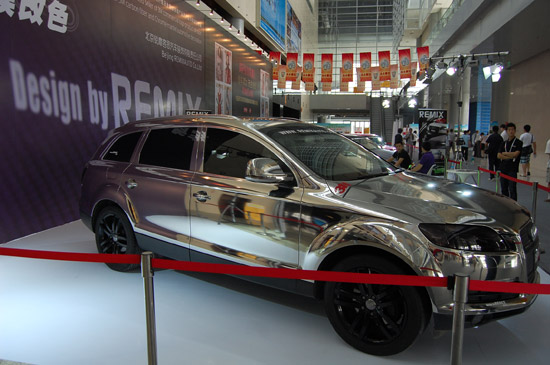 北京汽车展览会 炫酷银色改装奥迪Q7