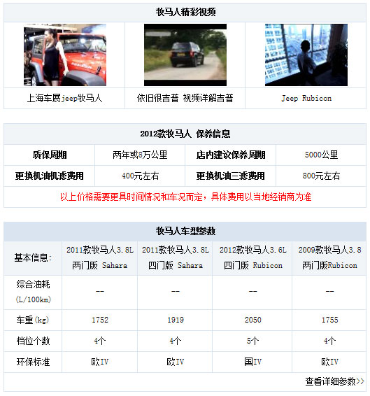 新牧马人暂无现车 订车需等到明年过年