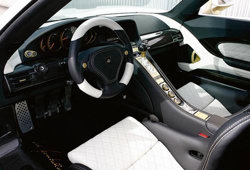 极致奢华,保时捷Carrera GT黄金改装版