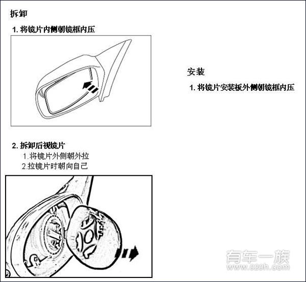 陆风风华改装后视镜电加热功能