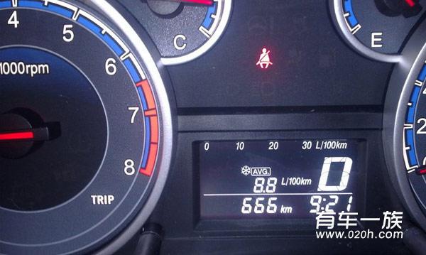 天语SX4油耗多少？600公里SX4评价与油耗