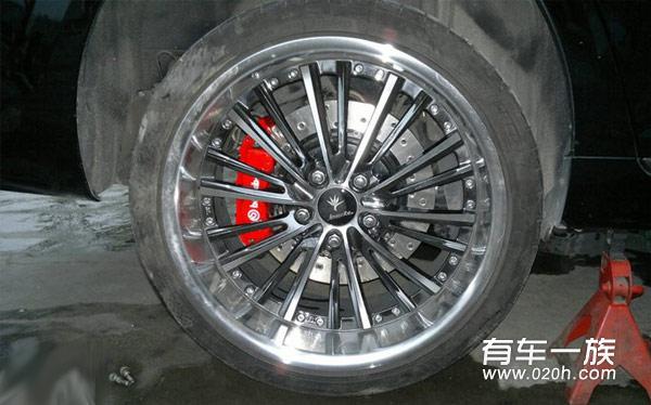 凌志GS430改装轮毂红色BREMBO刹车
