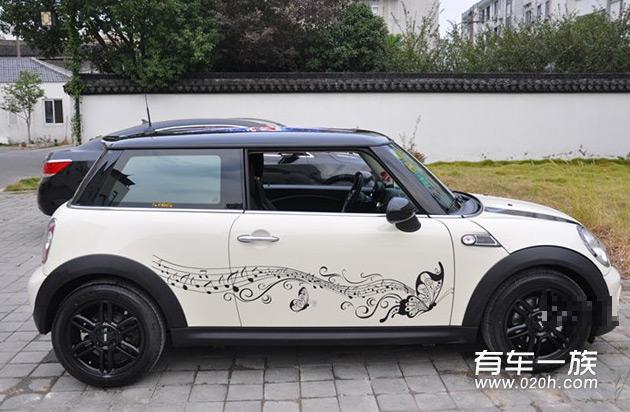 Mini Cooper Fun Baker Street选车提车作业与车身拉花