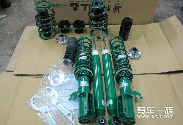日产玛驰改装轮毂_轮胎_绞牙避震