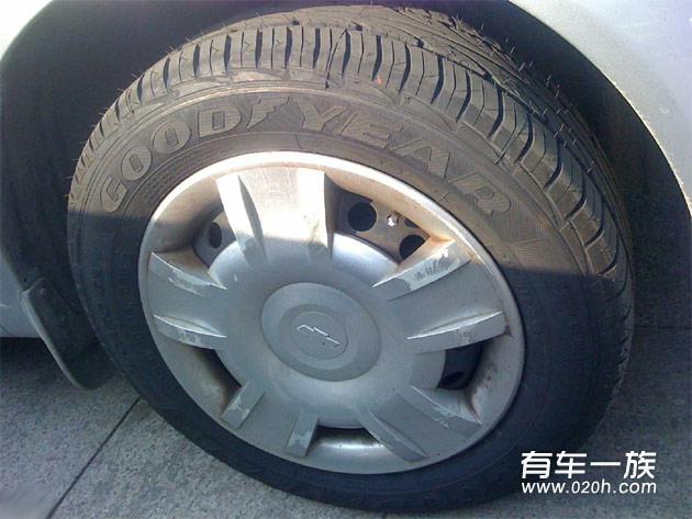 2005年七万五千公里乐骋改装轮胎