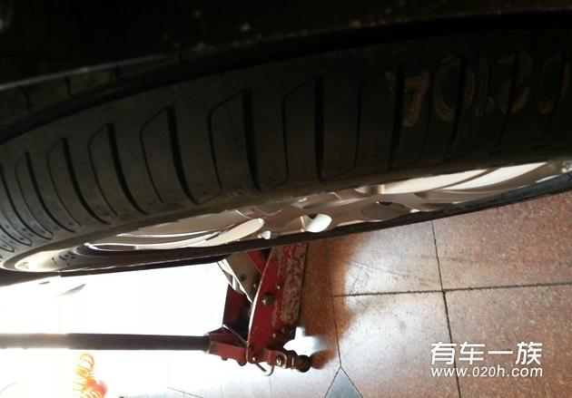 昊锐改装锻造17寸轮毂倍耐力轮胎及改装后评价感受