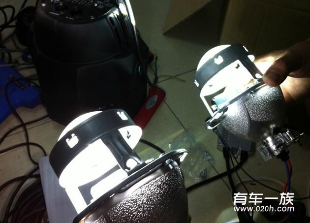 现代ix35改装灯光 海拉4双光透镜及透镜的作用解说