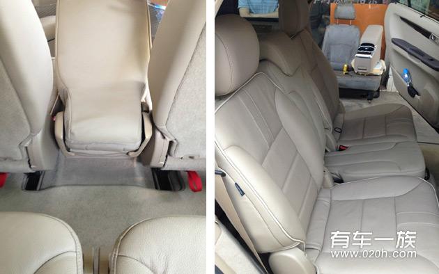 奔驰R350中排扶手箱改装座椅后排舒适度调整