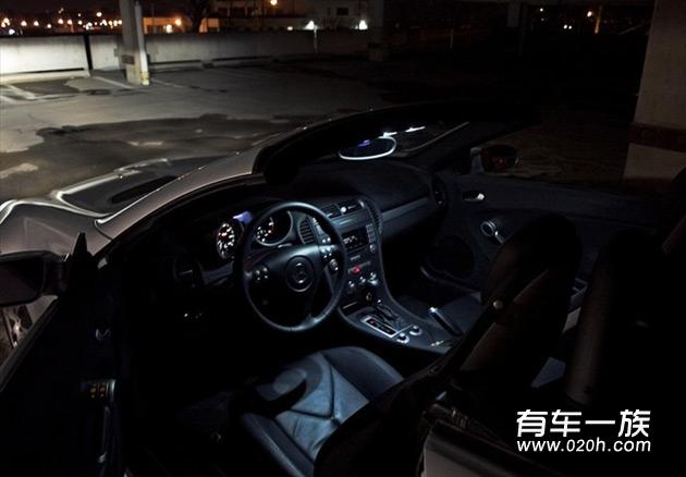 奔驰SLK实用改装 透镜灯光升级_后视镜_电子狗