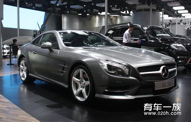 奔驰SL改装AMG SL63包围排气套件 改装前后对比