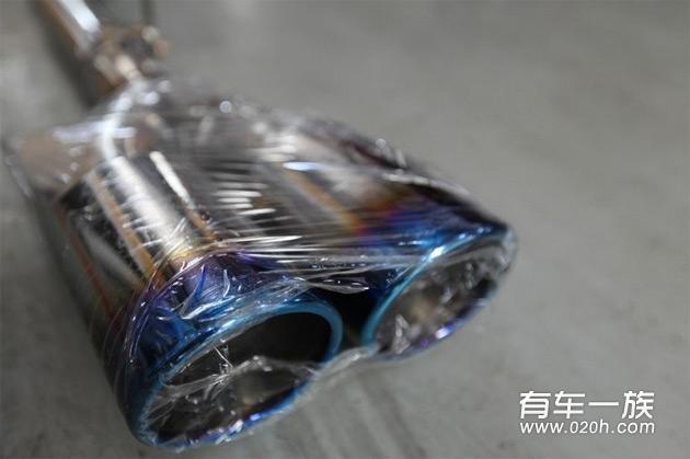 福特F150SVT改Aspec四出排气 猛禽改装作业