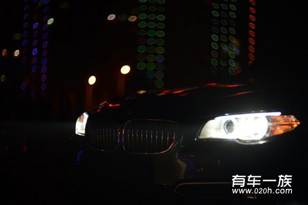 宝马530提车作业与夜晚高清实拍美图展示