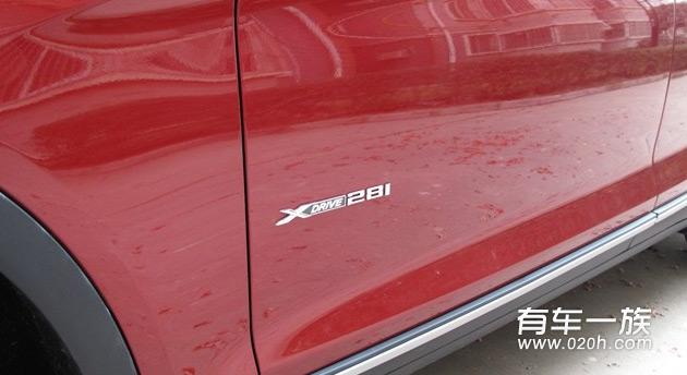 红色豪华版宝马X3_28i提车作业与对比选车评价