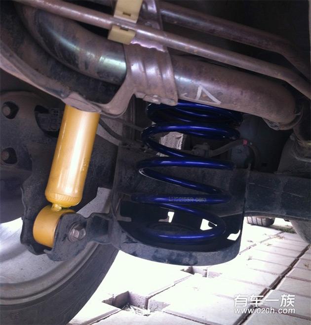 雅力士改装KYB黄桶套装 降低车身提高操控作业
