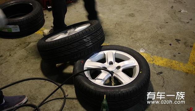 2011白色锋范改装普利司通绿歌伴轮胎改装价格与感受评价