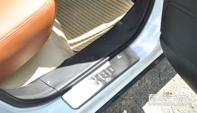 自动奔腾X80改装棕色真皮座椅内饰装饰与提车用车优缺点