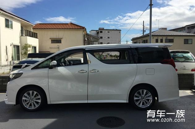 2015新款丰田埃尔法提车作业 日本埃尔法提车价格