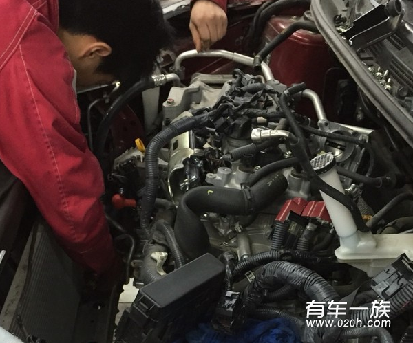日产骐达改装发动机引擎升级作业