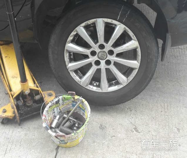 别克英朗改装轮胎胎压检测显示