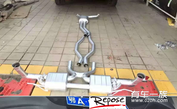 奔驰GLE改Repose排气 为SUV正名