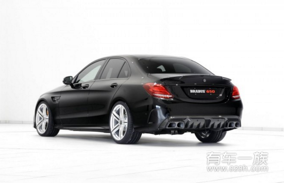 650马力的Brabus奔驰AMG C63 S