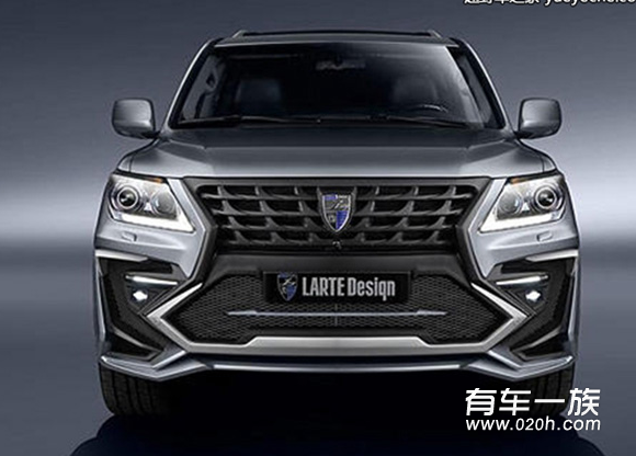 LARTE改装雷克萨斯LX570 威慑力爆棚 