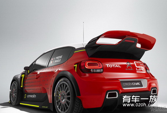 雪铁龙C3 WRC概念赛车 巴黎车展亮相