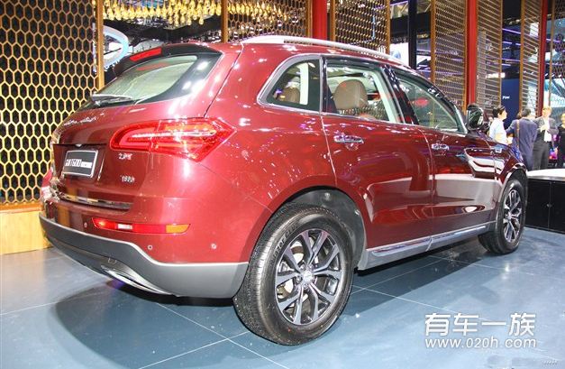 众泰T600运动版于北京车展亮相
