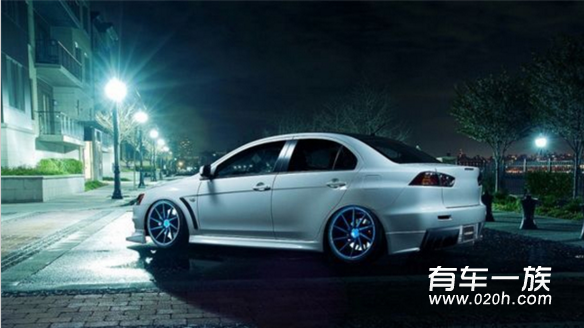 三菱LAN EVO X清新外观改装案例