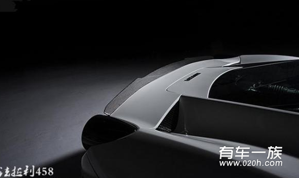 法拉利458改装VORSTEINER碳纤维尾翼