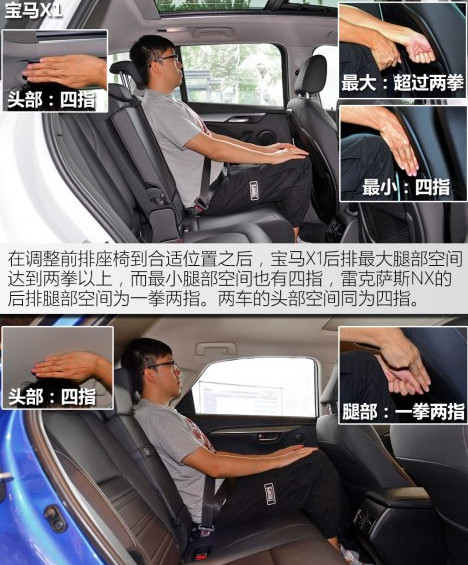 宝马X1与雷克萨斯NX乘坐空间谁较宽