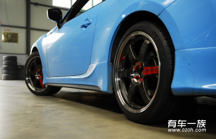 驾驶控 丰田86升级RAYS TE37轮毂改装