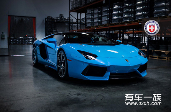 兰博基尼 Aventador LP700-4 Rpadster改装HRE款轮毂