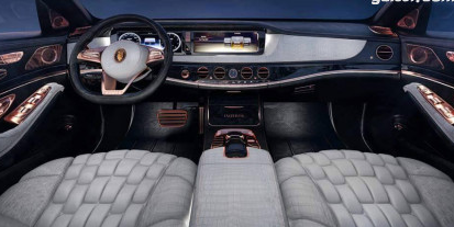 奢华玫瑰金 Scaldarsi改装迈巴赫S600