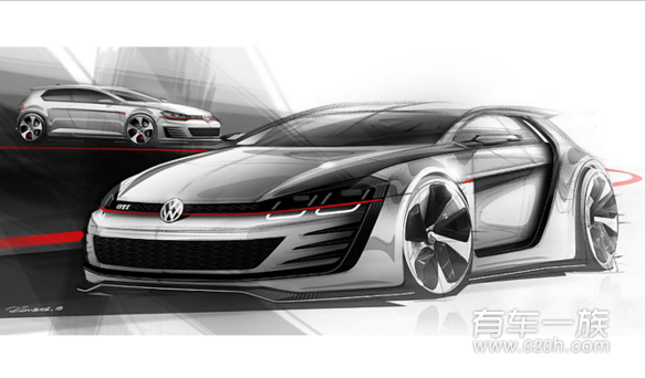 高尔夫之王 大众发布Design Vision GTI