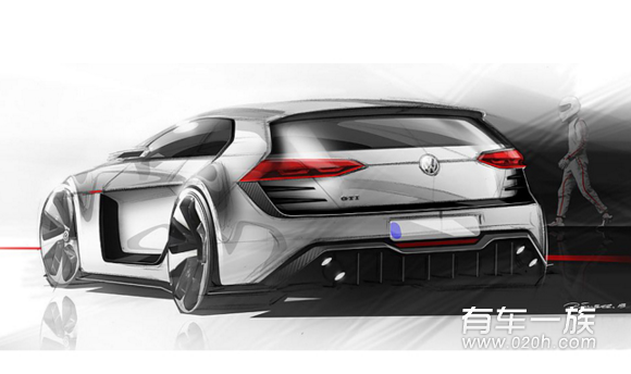 高尔夫之王 大众发布Design Vision GTI