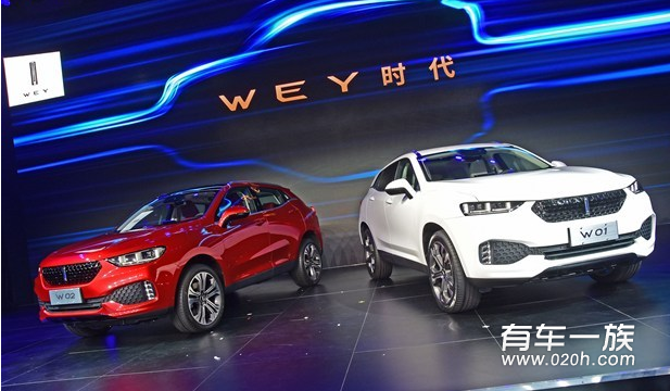 WEY品牌2017年推三款SUV W01上海车展上市