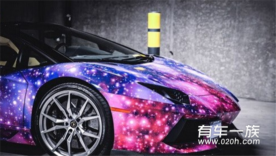 用“银河”做外衣 炫酷改装Aventador