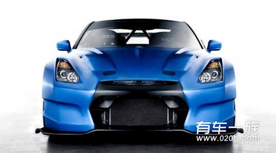 800马力蓝色日产GT-R暴力改装