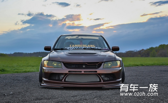 500匹hellaflush EVO IX极速改装案例