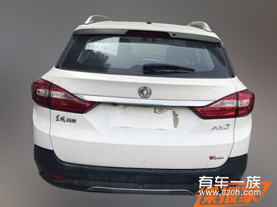 东风风神AX3新车型谍照 或搭1.4T+6DCT 